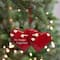 4.25" Red & White So Happy Together Hearts Valentine's Day Ornaments, 24ct.